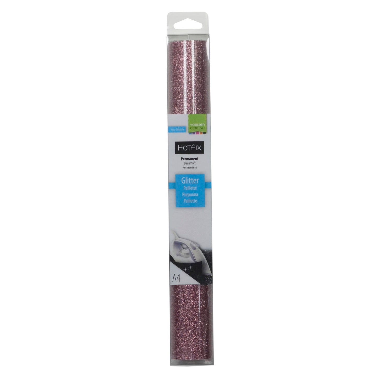 Vaessen creative • Glitzerflex A4 rosa