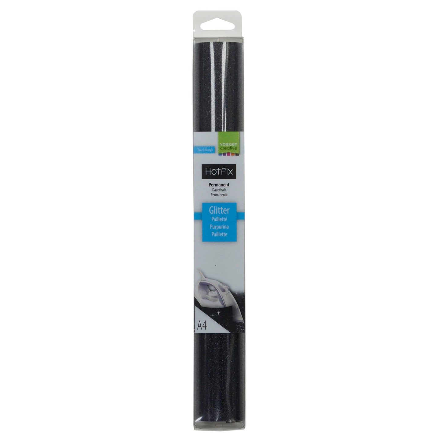 Vaessen creative • Glitzer Flex A4 schwarz