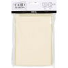 Creativ Company Perlmuttkarten und Umschläge, Kartengröße 10,5 x 15 cm, Umschlaggröße 11,5 x 16,5 cm, Creme, 10er-Set 1 Box