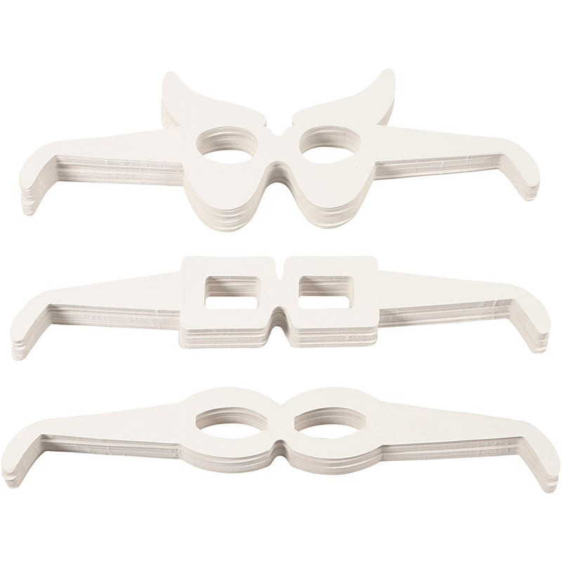 Creativ Firmengläser, H: 4,5-10 cm, L: 32 cm, weiß, 160 Stück 1 Box