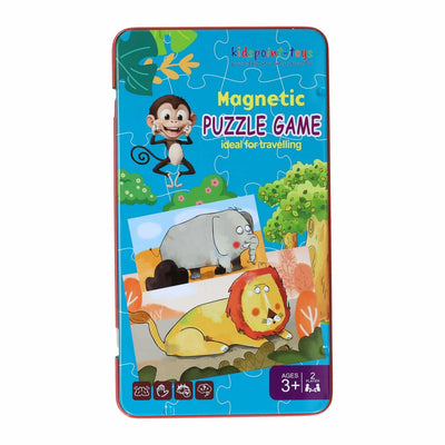 Intro-Reisespiel in einer Dose 18x10cm – Tierpuzzles