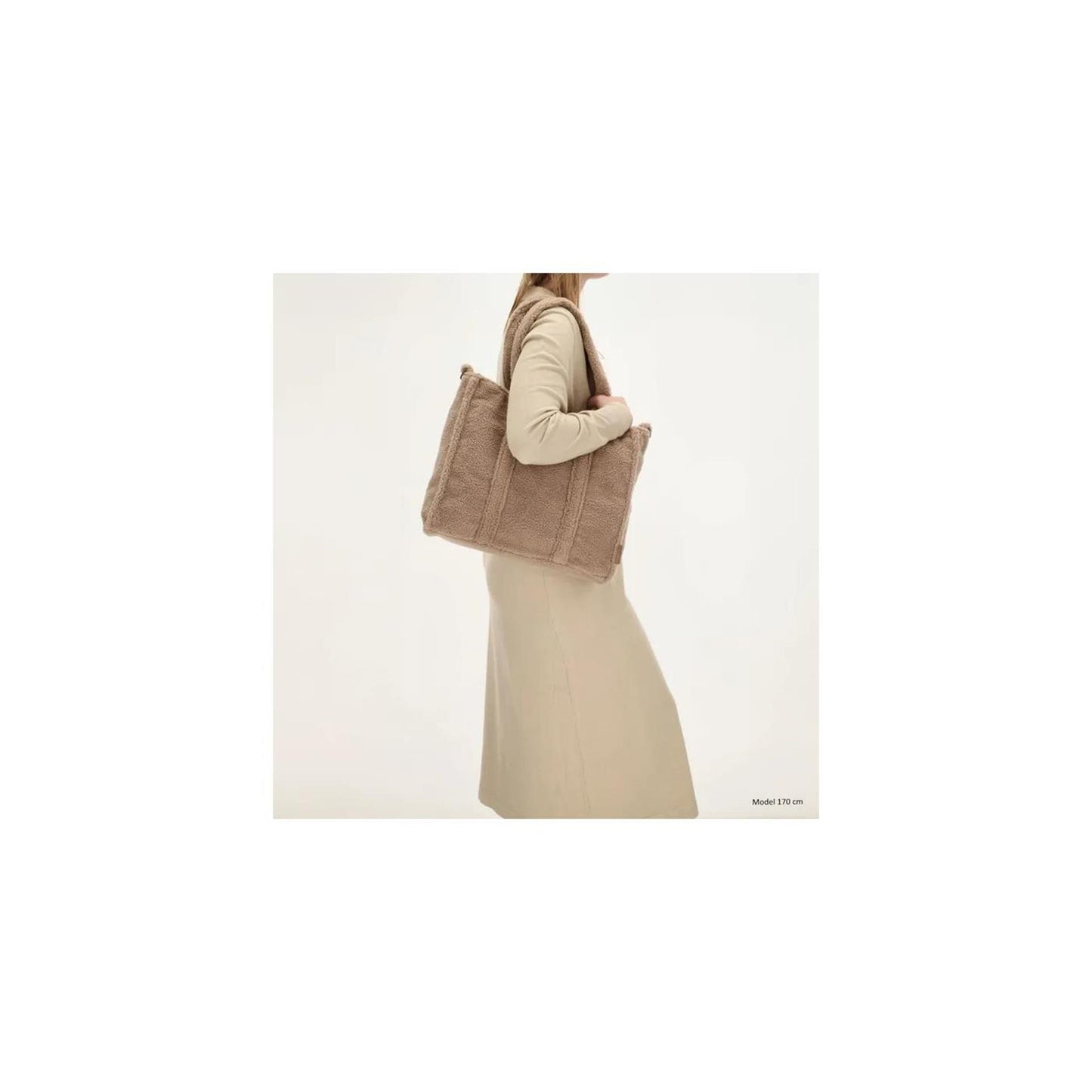 Beagles Teddy-Umhängetasche 37x31cm Taupe
