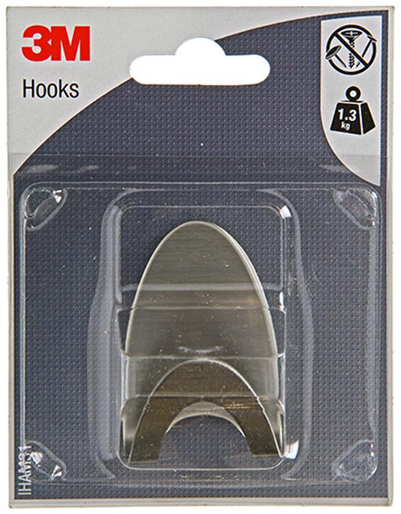 3m 1052717 - Haken selbstklebendes Metall oval | 1 Stk