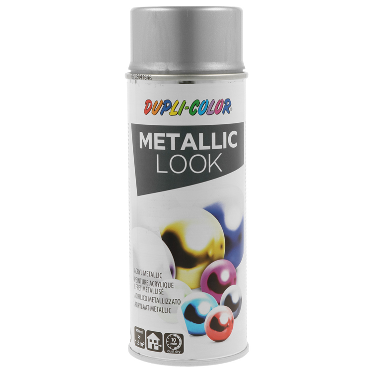 Motip 1001170 - Metallic-Look Silber | 2 Stk