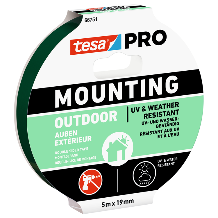 Tesa Professional 1068911 – Tesa Pro Montage im Außenbereich | 10 Stück