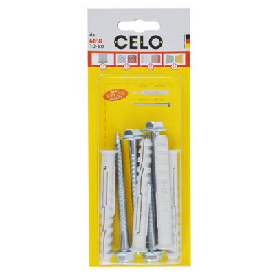 Celo 1065495 – Multifunktions-Fensterstopfen mfr 10–80 sb ssks | 5 Stück