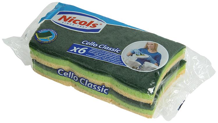 Nicols 1005326 – cellogrüner Klassiker x6 | 12 Stück