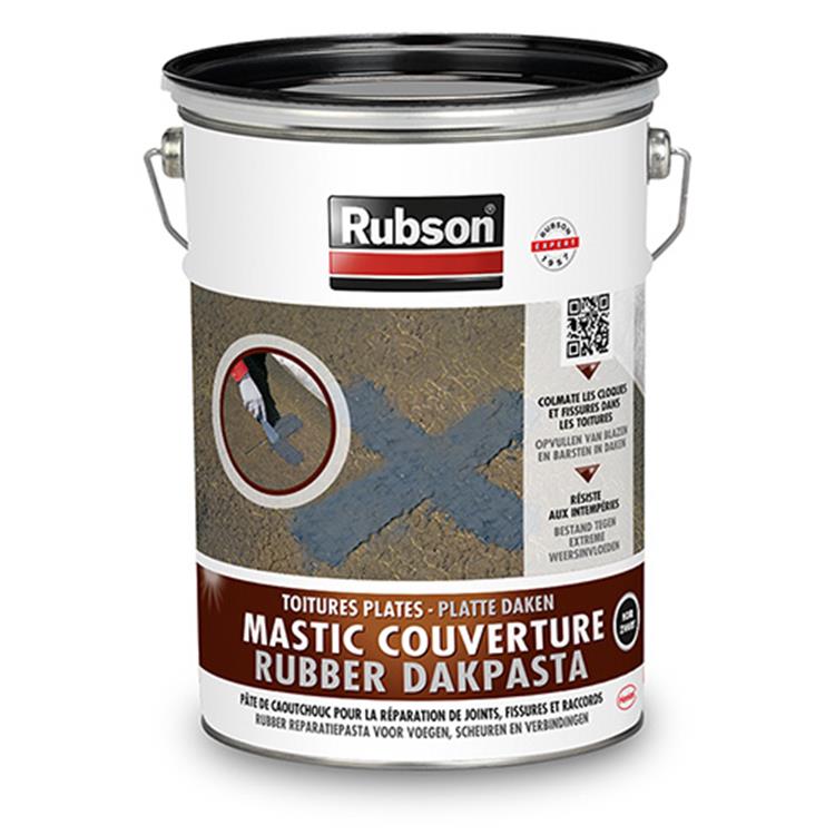 Rubson 1001134 – Gummi-Dachpaste 5,15 kg | 1 Stk