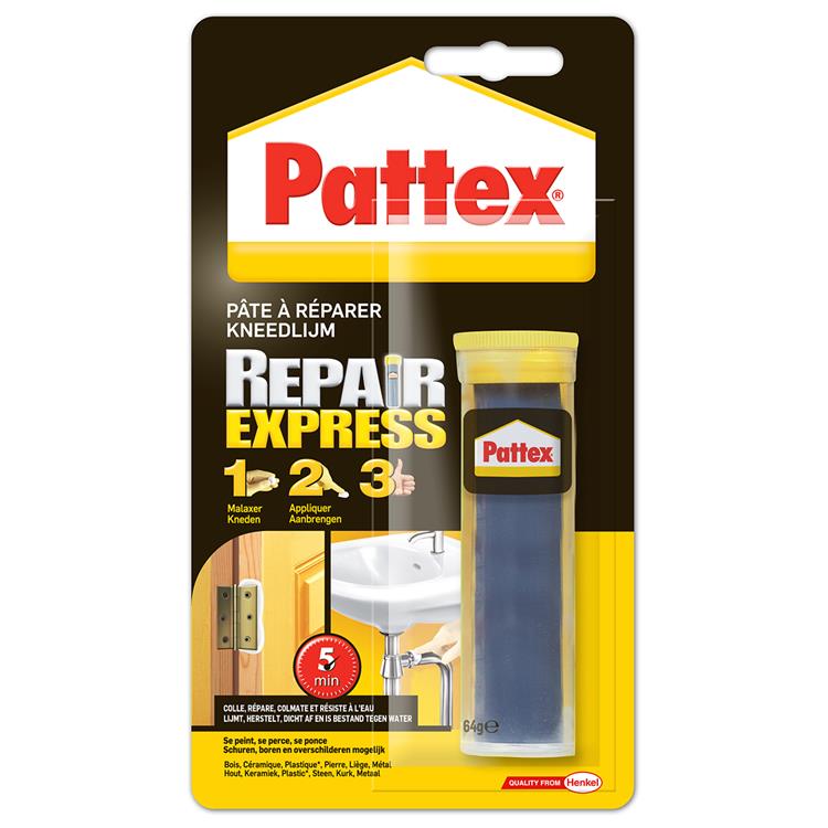 Pattex 1005194 - Reparatur-Express 64gr. | 12 Stück