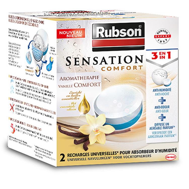 Rubson 1051261 - Nachfülltabletten Vanille 2x300g | 1 Stk