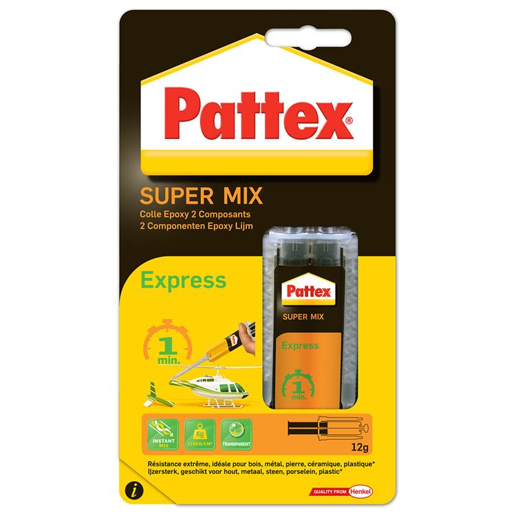 Pattex 1005197 - Supermix Express 1min. | 6 Stück