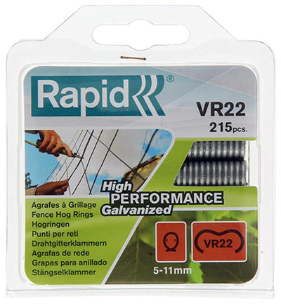 Rapid 1011745 – Hogrings (215) für 22 Galva C | 5 Stück