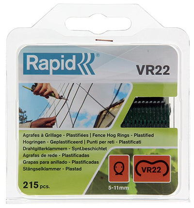 Rapid 1011746 - Schweineringe grün plastifiziert (215) Fr 22 | 5 Stück