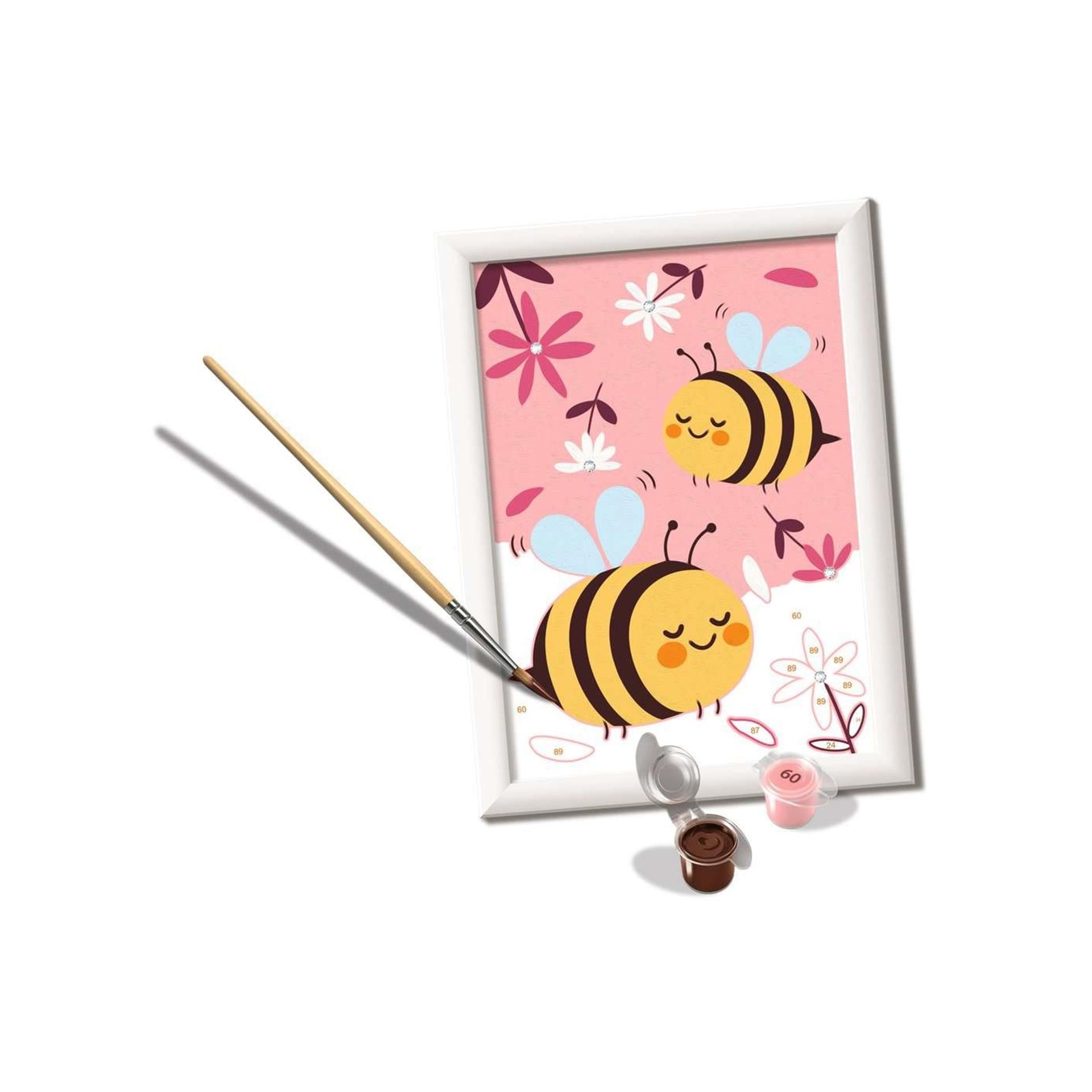 Ravensburger Creart Painting bei Nummer - fröhliche Bienen