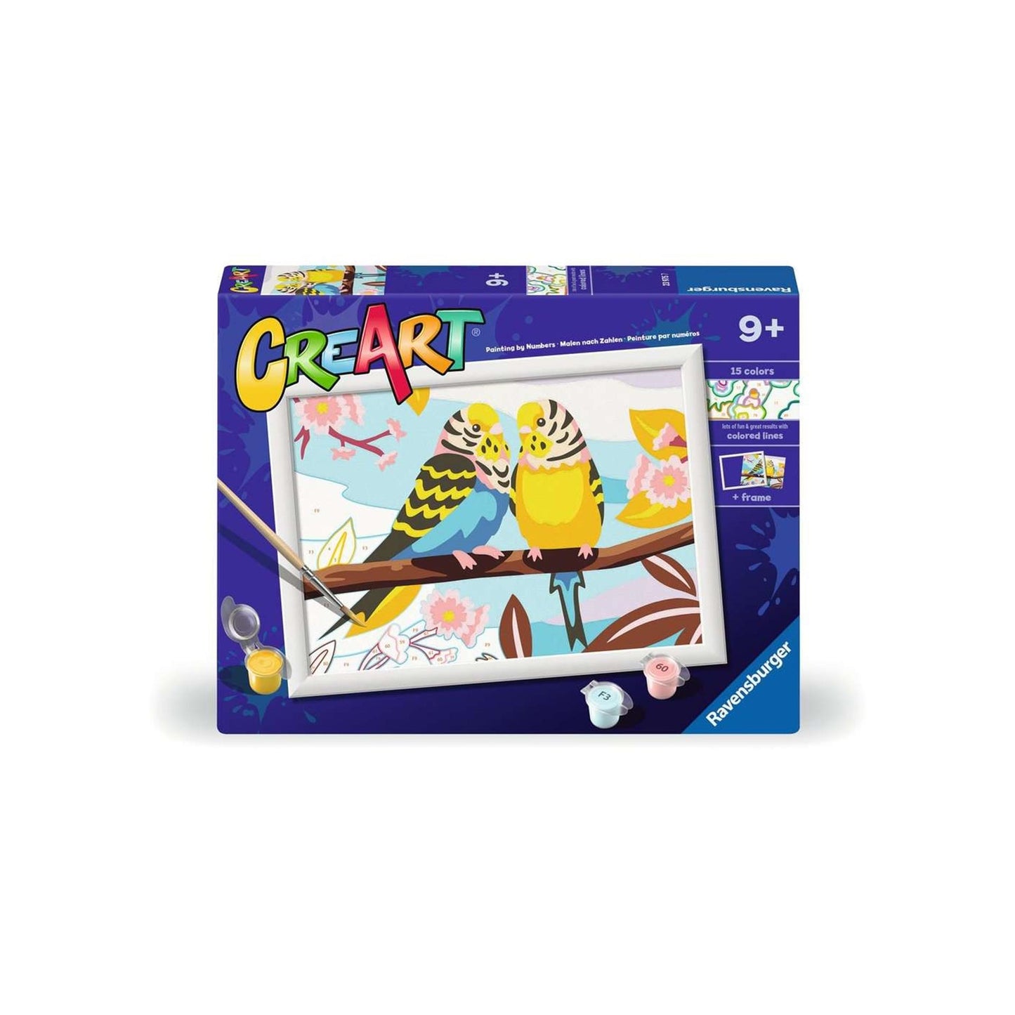 Ravensburger Creart Painting bei Number - Papageien