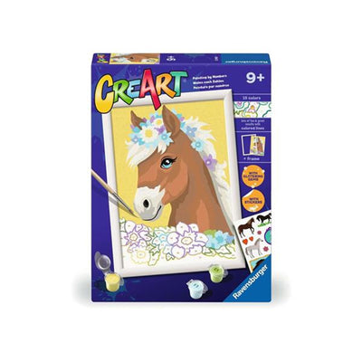 Ravensburger Creart Painting nach Nummer - Pferd mit Blumen