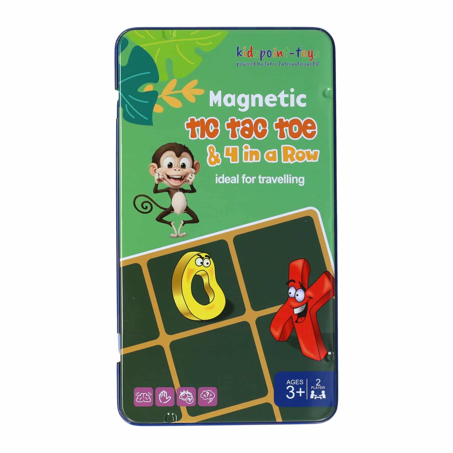 Einführung in das magnetische Reisespiel in einer Reihe: Tic, Tac, Toe 4 in einer Reihe