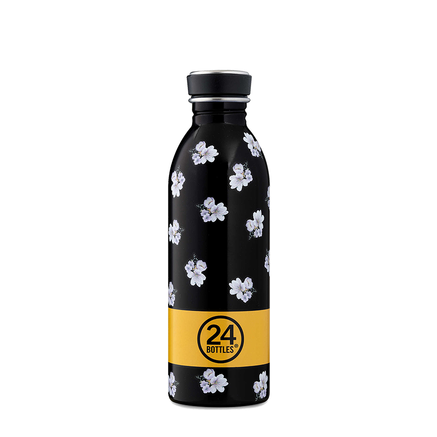 24 Flaschen Trinkflasche Urban Bottle Bloom Box 500ml