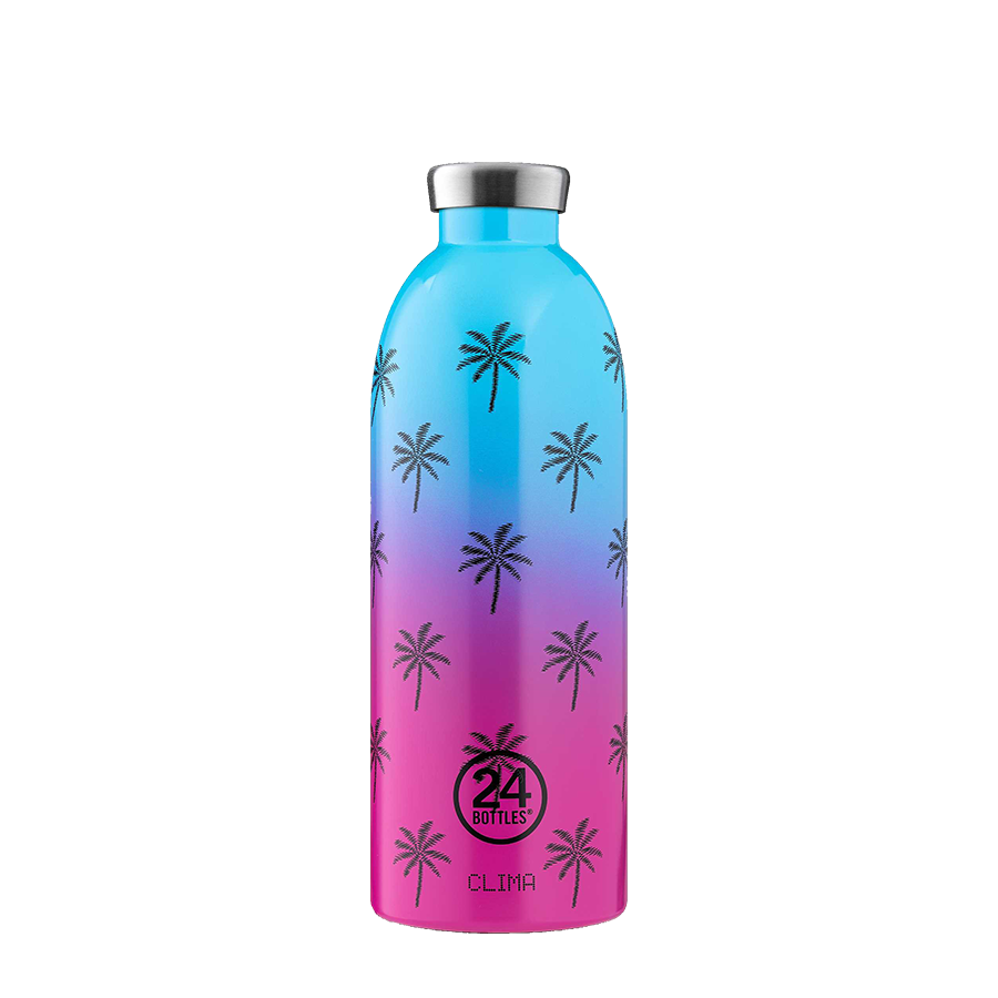 24 Flaschen Thermoskanne Clima Palm Vibes 850 ml