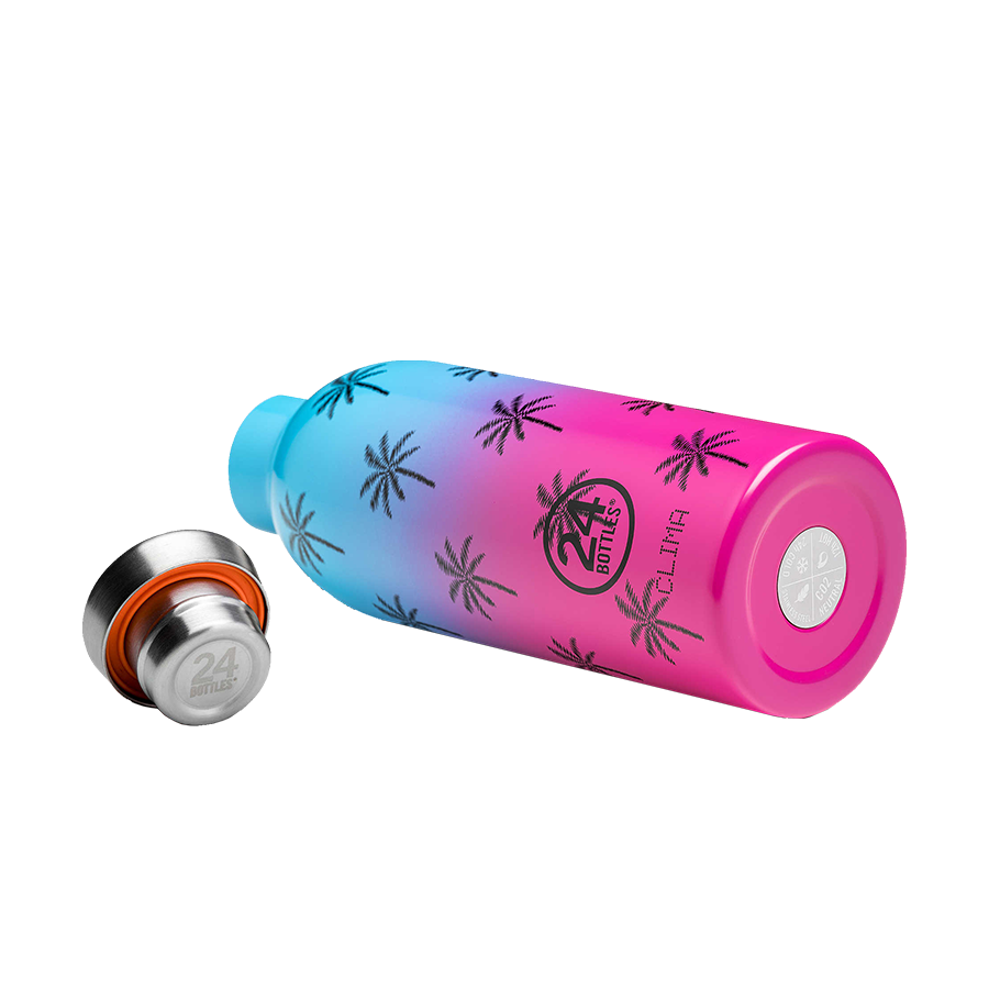 24 Flaschen Thermoskanne Clima Palm Vibes 850 ml