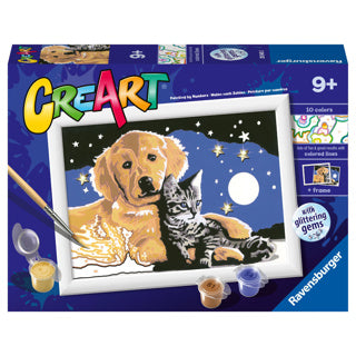 Ravensburger Kreart Gemälde auf Numberstar -aussehende Süße
