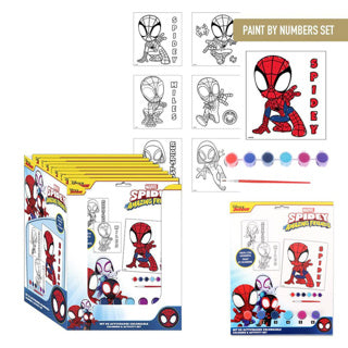 Malen nach Zahlen Spiderman | 2 Stk