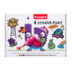 Bruynzeel Aufkleberfarben-Set 4 Farben mit 2 Schablonen | 2 Stk