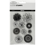 Kreativfirma Silikon stempelt Blumen, 1 Blatt - afbeelding 2