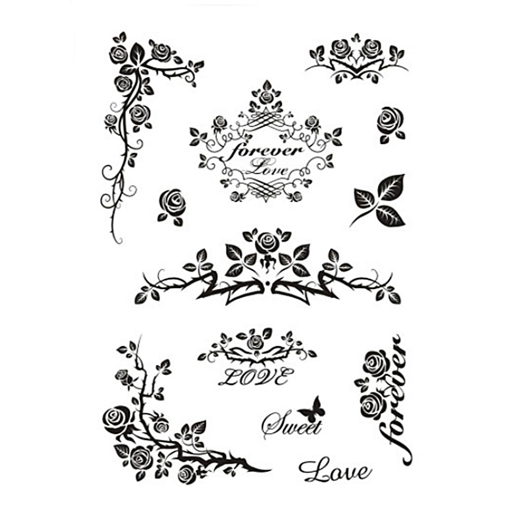 Creativ Company Silikonstempel, Forever, Blatt 11x15,5 cm, 1 Blatt