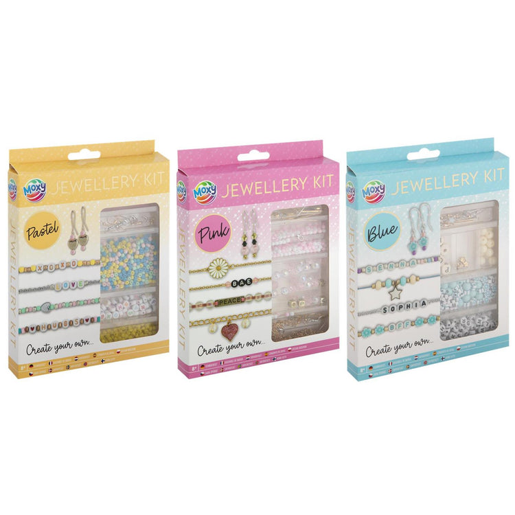 Moxy Schmuckset rosa blau pastell