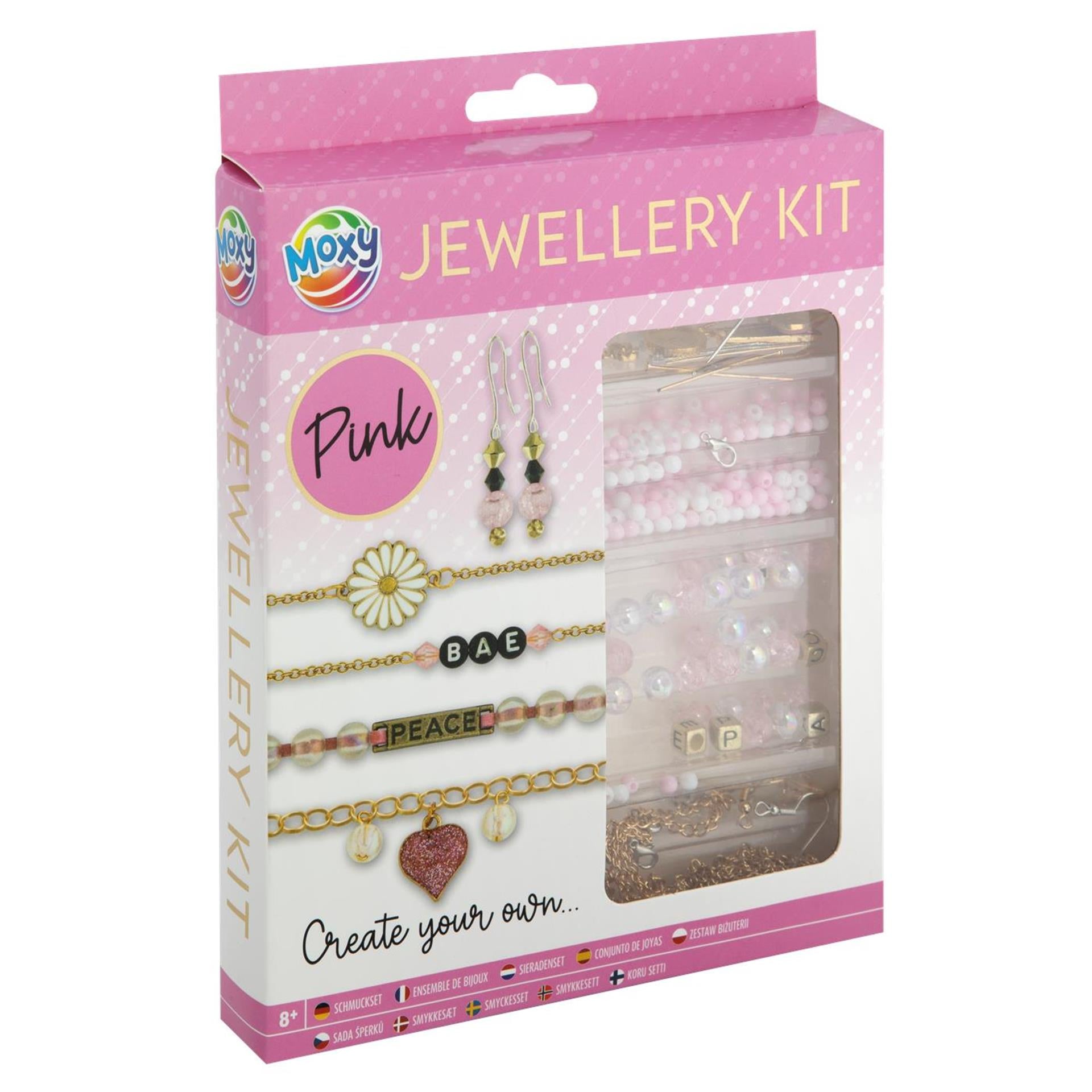 Moxy Schmuckset rosa blau pastell