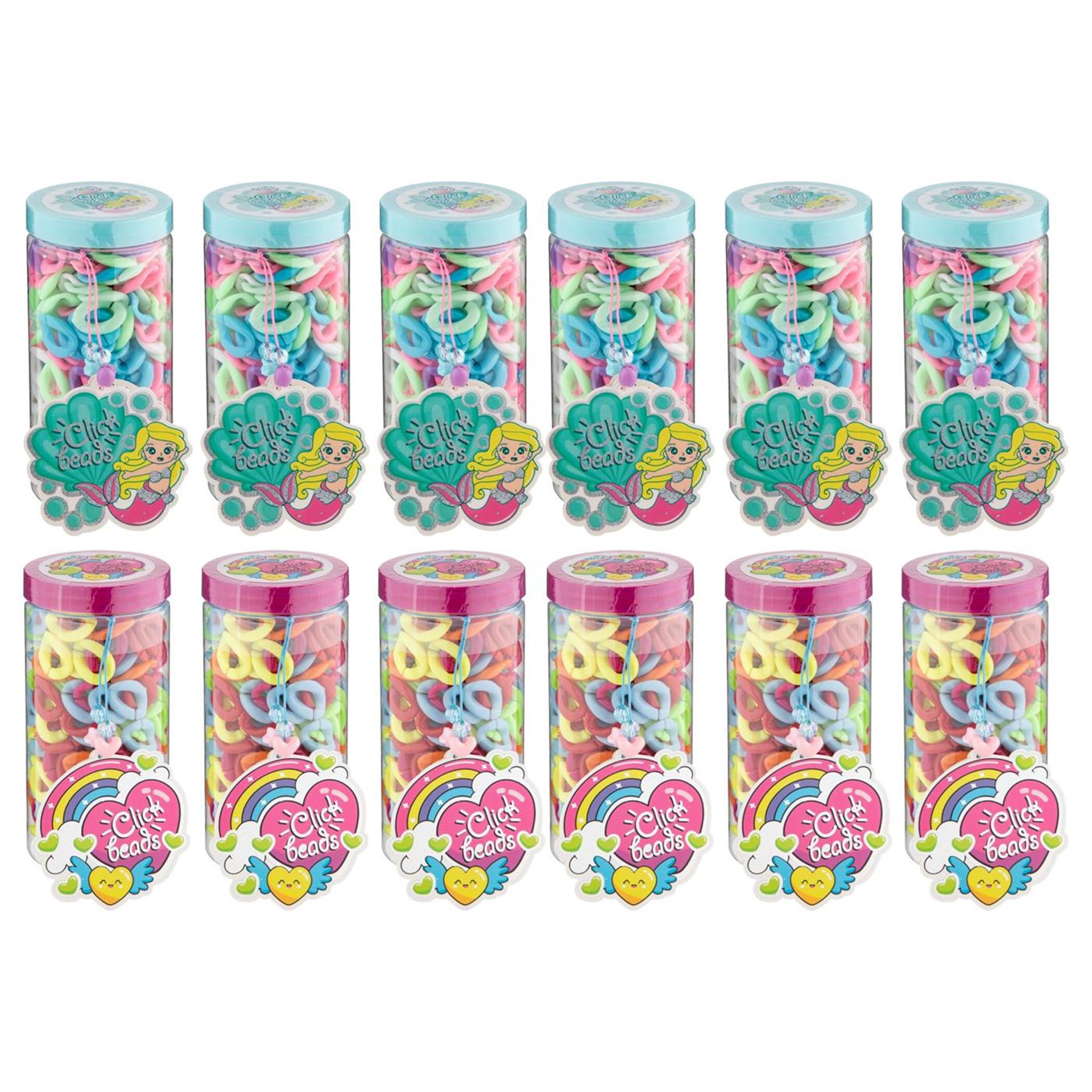 Moxy-Perlen im Glas, Clickbeads