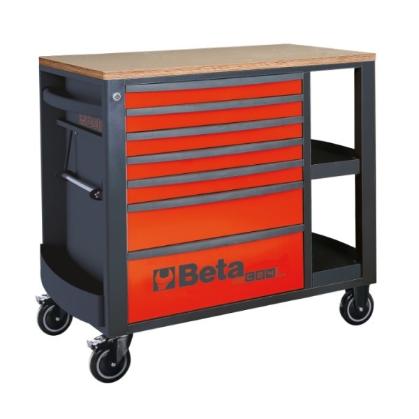 Beta Werkzeugwagen 7 Schubladen RSC24L 7-R