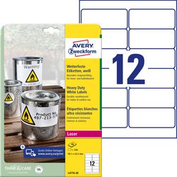 Ultrastarke Etiketten Avery L4776-20 99,1 x 42,3 mm
