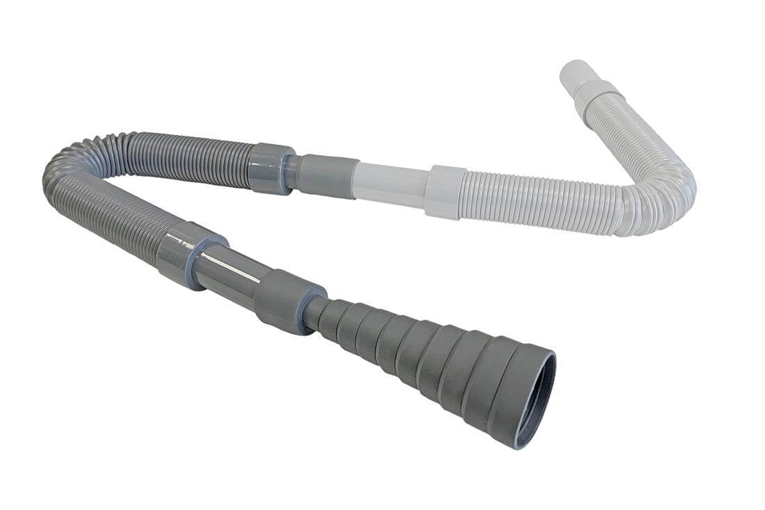 Colapz Abwasserschlauch 1m mit Adapterstück für Abflussrohr
