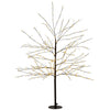 Anna's Collection beleuchteter Baum 600LED klassisch warm H120cm mit Blitzfunktion, Dimmer und 8-Stunden-Timer IP44