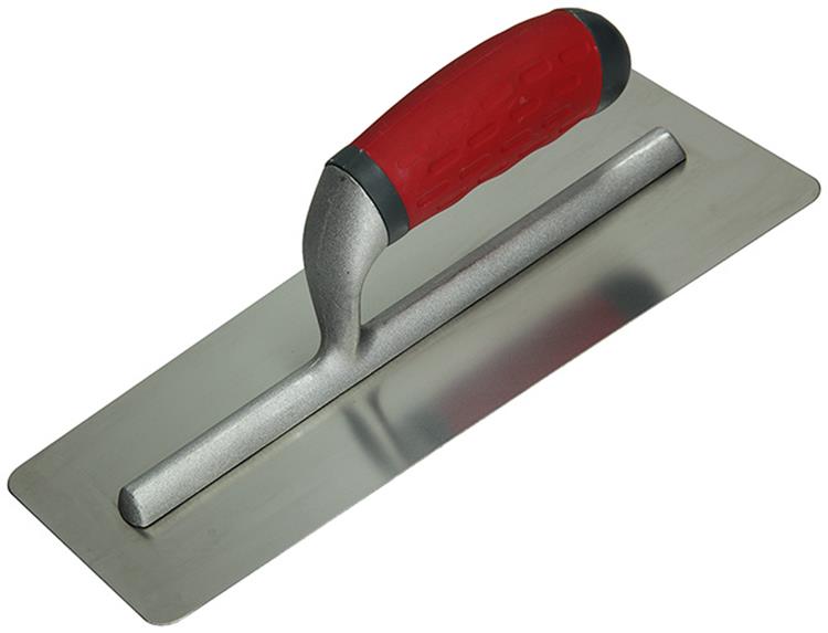 Léoutil parfait 1011616 – Kelle Trapez. Edelstahl Softgrip 28x12cm | 4 Stück