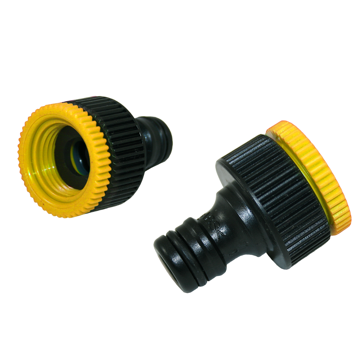 Panama-Adapter-Wasserhahn zum Anschluss von Gartenschläuchen – 3 4 und 1 2 Zoll