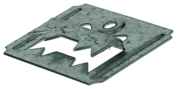 1004671 - 100 Stk. Regalklammern mit Schrauben 3mm | 10 Stück