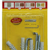 Celo 1015382 – 5 Nylondübel f ​​6 mm + Schraubdaumen 502620 | 5 Stück