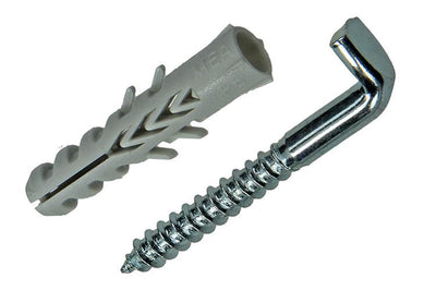 Celo 1015382 – 5 Nylondübel f ​​6 mm + Schraubdaumen 502620 | 5 Stück