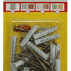 Celo 1015376 – 20 Nylondübel f ​​+ sps 6 mm + Schrauben 502616 | 5 Stück