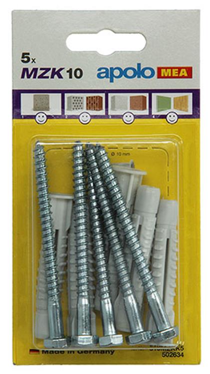Celo 1015440 - 5 Universalstecker mzk + sps 502634 10mm | 5 Stück