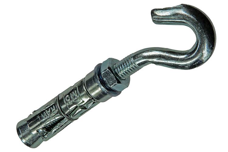 Celo 1003158 – 2 Spreizanker m 14 mm + Hakenschraube 8 x 65 mm 502717 | 5 Stück