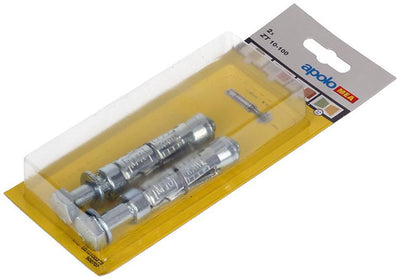 Celo 1015458 – 2 Spreizdübel zt 16 mm + Bolzen 502707 10 x 100 mm | 5 Stück