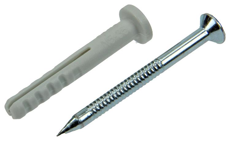Celo 1014378 - Nageldübel vormontiert NP ø5x35mm 100 Stück | 2 Stk