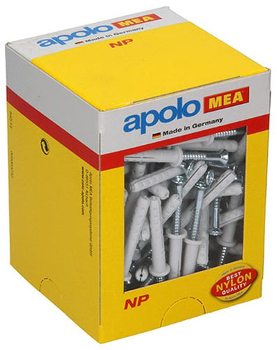 Celo 1003144 - Nageldübel vormontiert NP ø6x40mm 100 Stück | 2 Stk