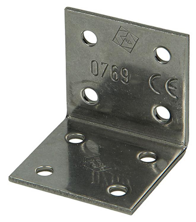 1015121 - Verbindungswinkel Edelstahl 40x40x40x2mm | 20 Stück