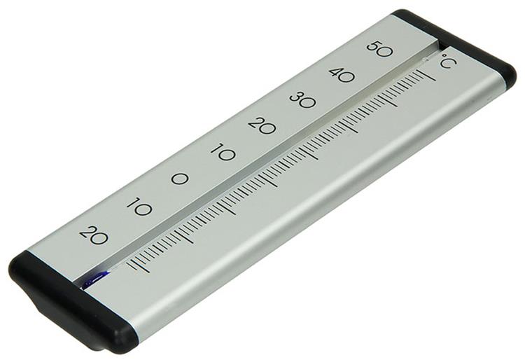 1010127 - Thermometer Aluminium Innen-Außen Silber 20cm | 2 Stk