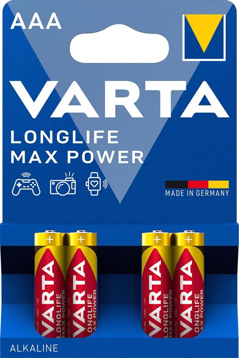 Varta Batterie AAA 4X Alkaline Max Power